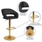 Flash Furniture 2PK Black Vinyl Adjustable Height Barstool 2-CH-122070-BK-G-GG - alternate 7